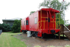 Train Caboose at the Calhoun Depot